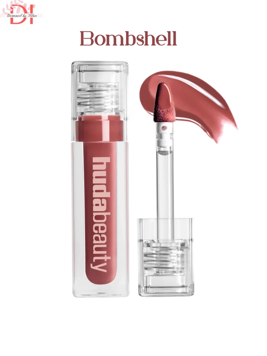 Блеск для губ Huda Beauty Faux Filler Bombshell увлажнение, объем и глянцевый эффект