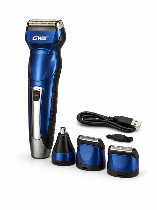Trimmer 3v1 GW 9944 soch, soqol, burun uchun professional ustara