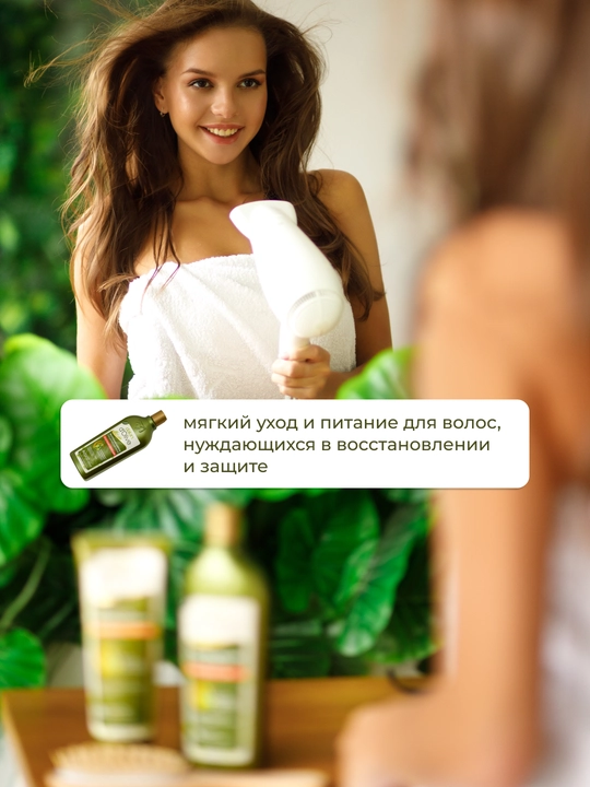 Dalan d'Olive soch shampuni, 400 ml, zaytun moyi bilan, tiklovchi parvarish