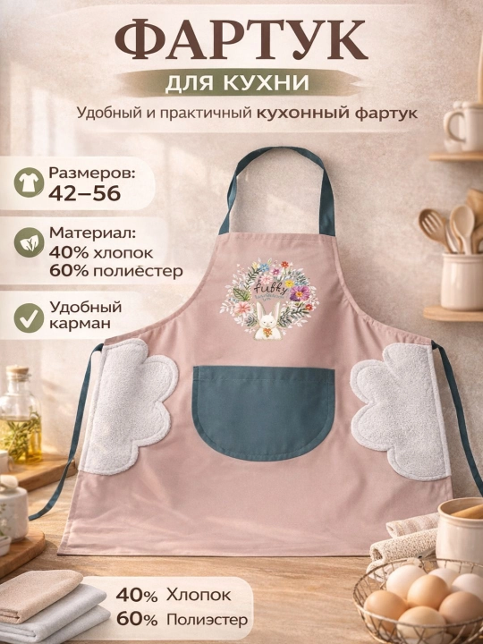 Fartuk oshxona fartuki ayollar uchun apron suv otkazmaydigan fartuk cho‘ntakli fartuk