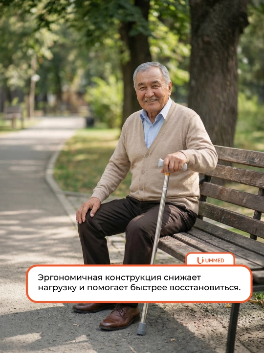 Yurish uchun tayanch hassalar, balandligi sozlanadigan - 