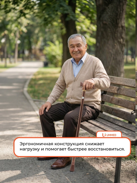 Yurish uchun tayanch hassalar, balandligi sozlanadigan