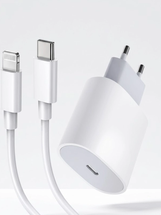 To‘plam Quvvat Apple 20Vt+ 2 METR Type-C to Lightning/ Type-C Type-C kabeli