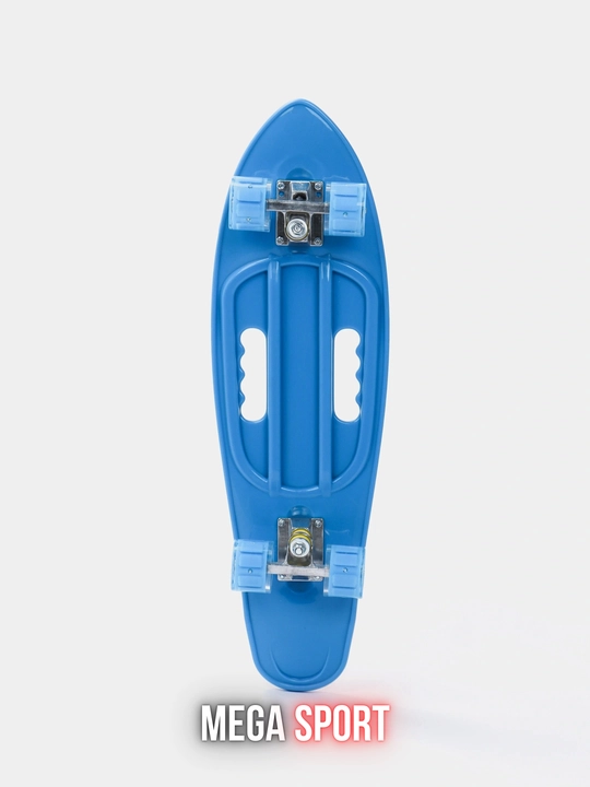 Skateboard penni bord, LED g‘ildirakli, rangli dizayn