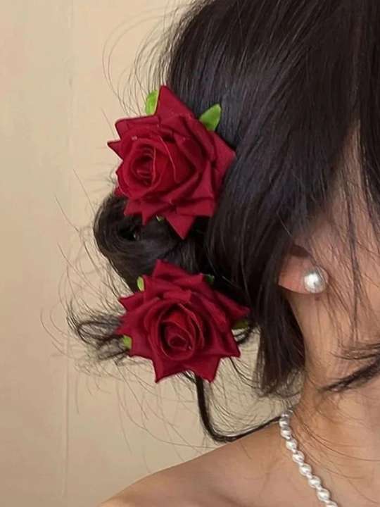 Заколка для волос в виде гавайского цветка, женская заколка цветок, Plumeria