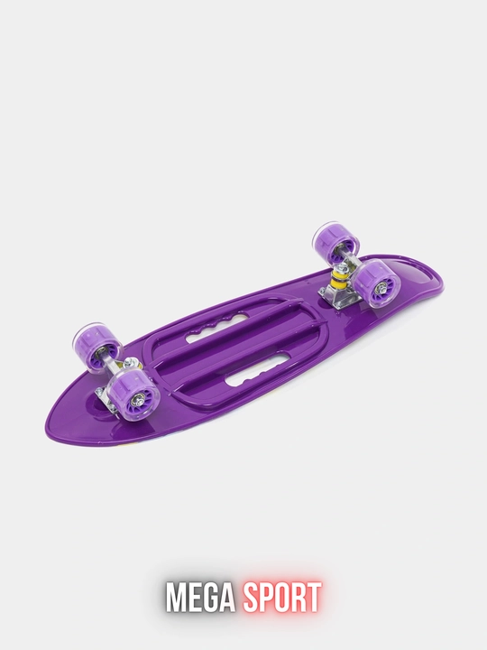 Skateboard penni bord, LED g‘ildirakli, rangli dizayn
