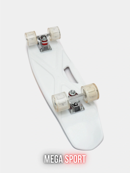 Skateboard penni bord, LED g‘ildirakli, rangli dizayn