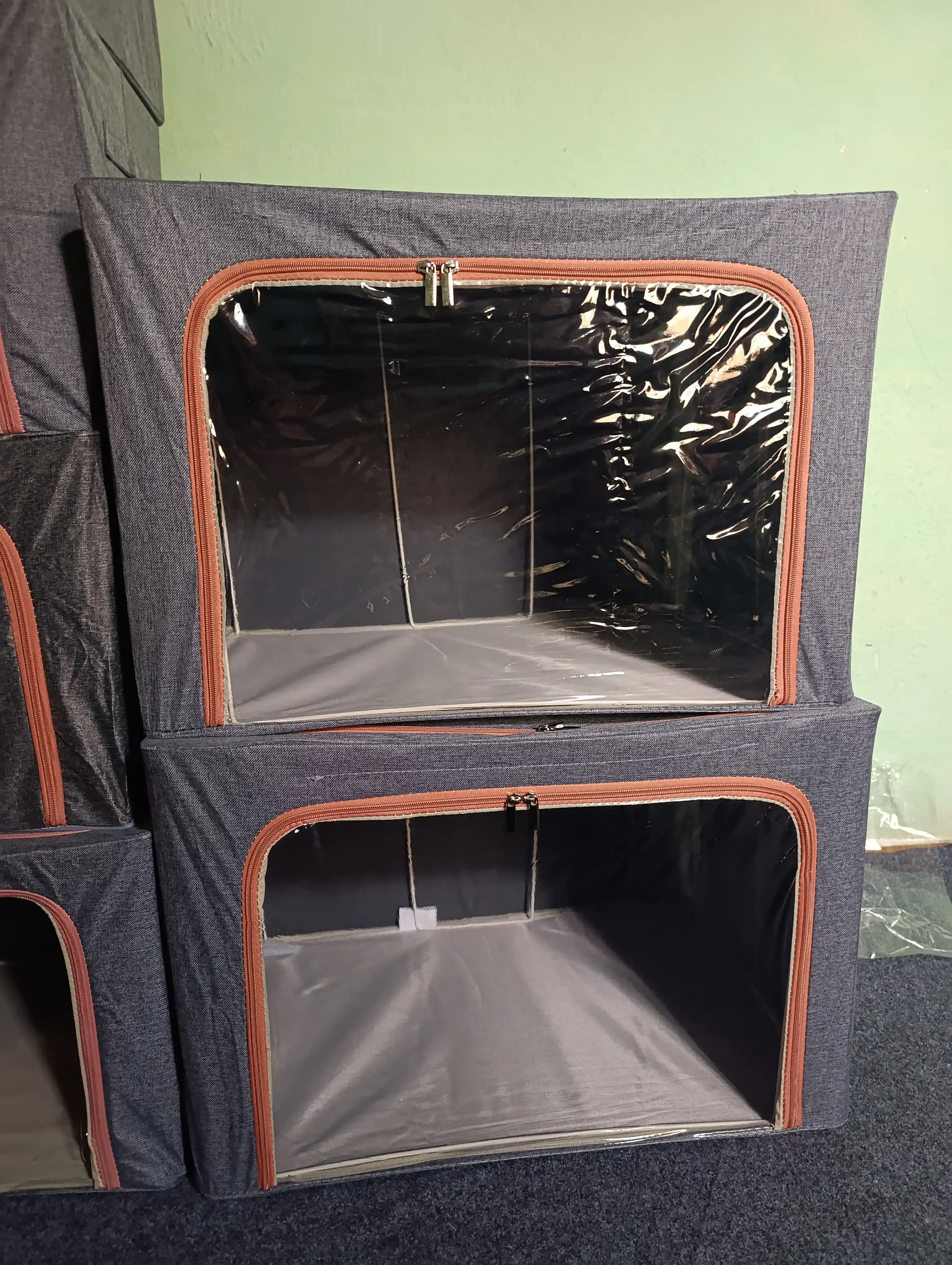 Органайзер для одежды FORRIS HOME, складной кофр, коробка для хранения вещей с крышкой