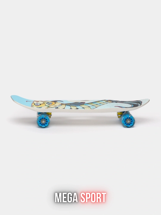 Skateboard penni bord, LED g‘ildirakli, rangli dizayn