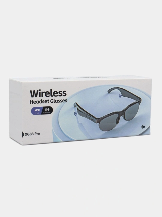 Wireless Headset Glasses XG 88 Pro, Aqilli ko'zoynak, Blutusli zamonaviy ko'zoynak