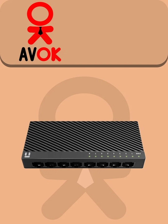Boshqarilmaydigan Netis ST3108S kommutatori, 8 portli 10/100 Mbit/s, Green Ethernet texnologiyasi - 