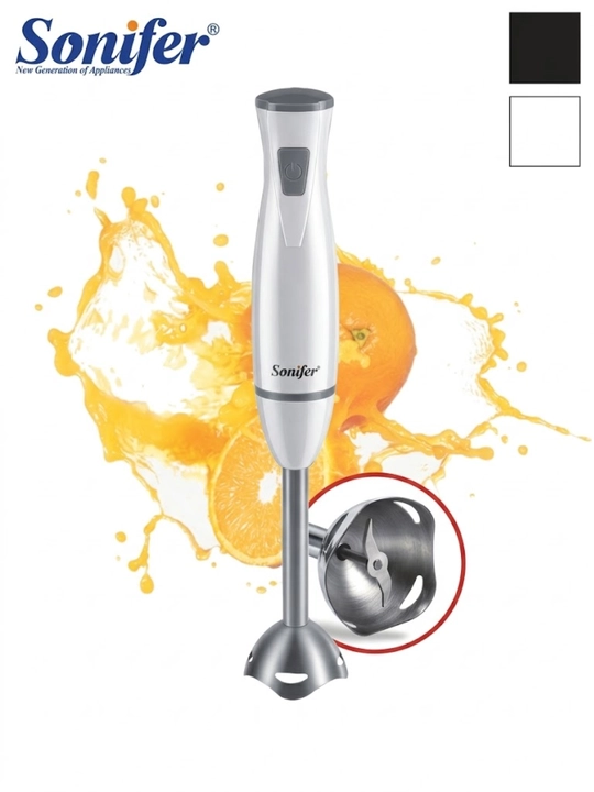 Elektr qo‘l blender Sonifer 200W — smuzi va sharbatlar tayyorlash uchun