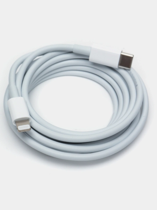 Kabel 2 metrli USB-C - Lightning, tez zaryadlovchi, 2 m iPhone, iPad - 
