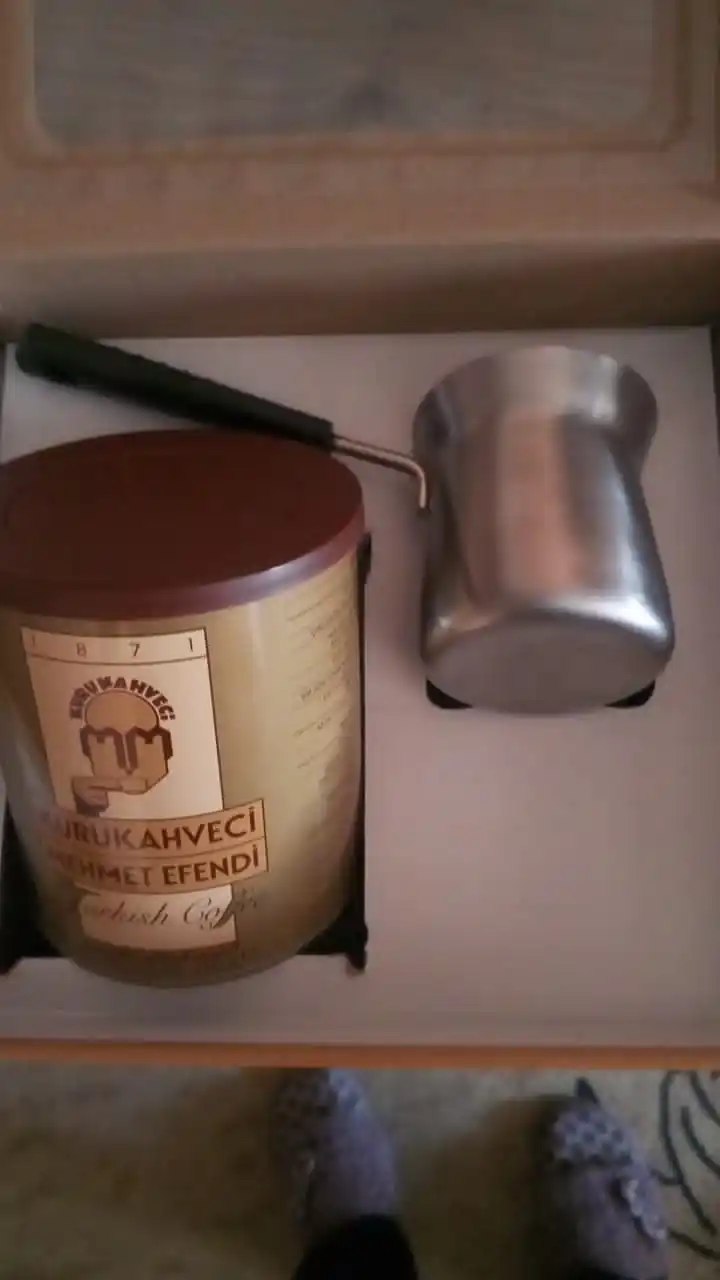 Турецкий кофе Mehmet Efendi с подарком
