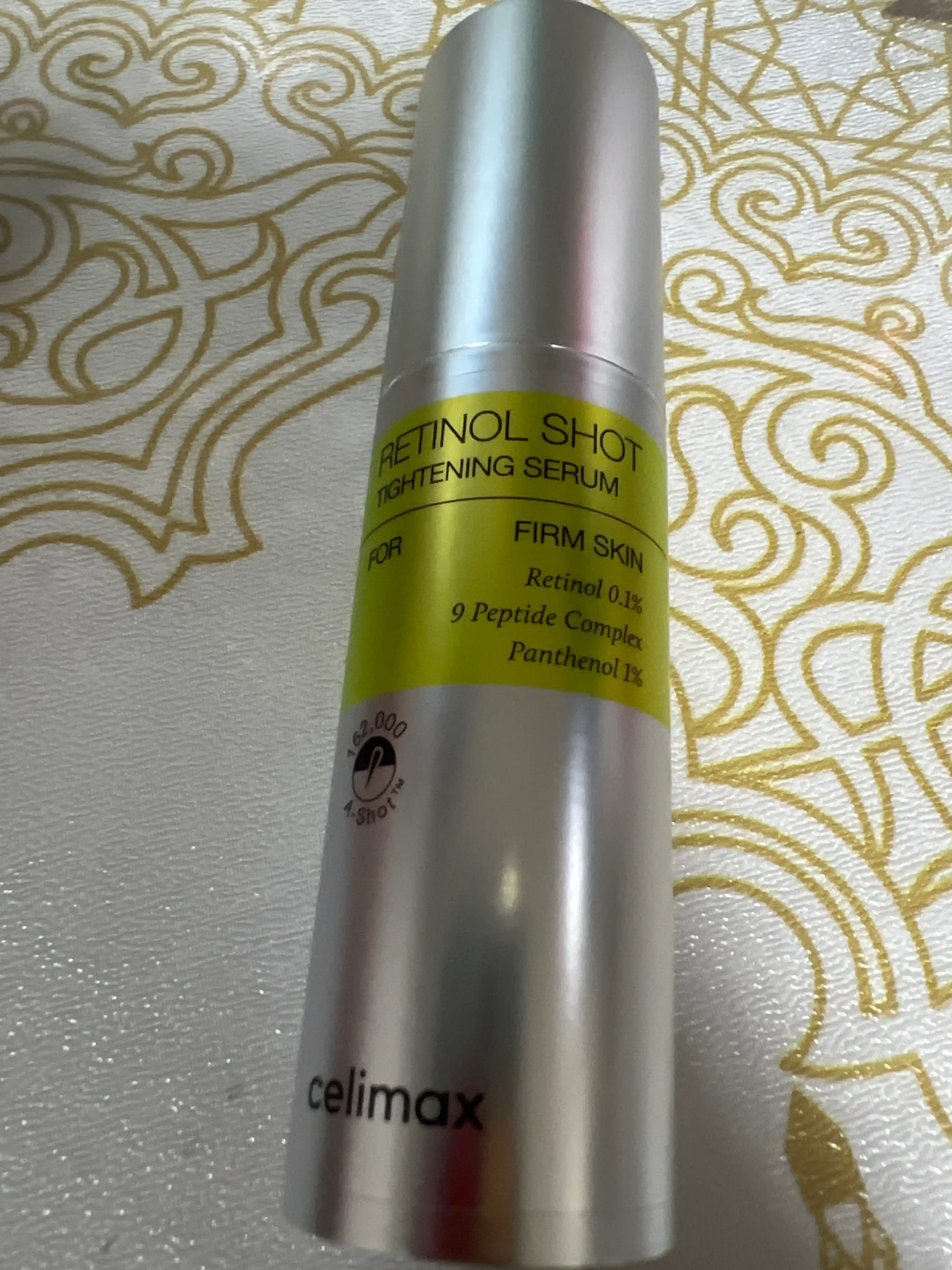 Yuzni tortuvchi krem va mustahkamlovchi zardob retinol bilan, Celimax