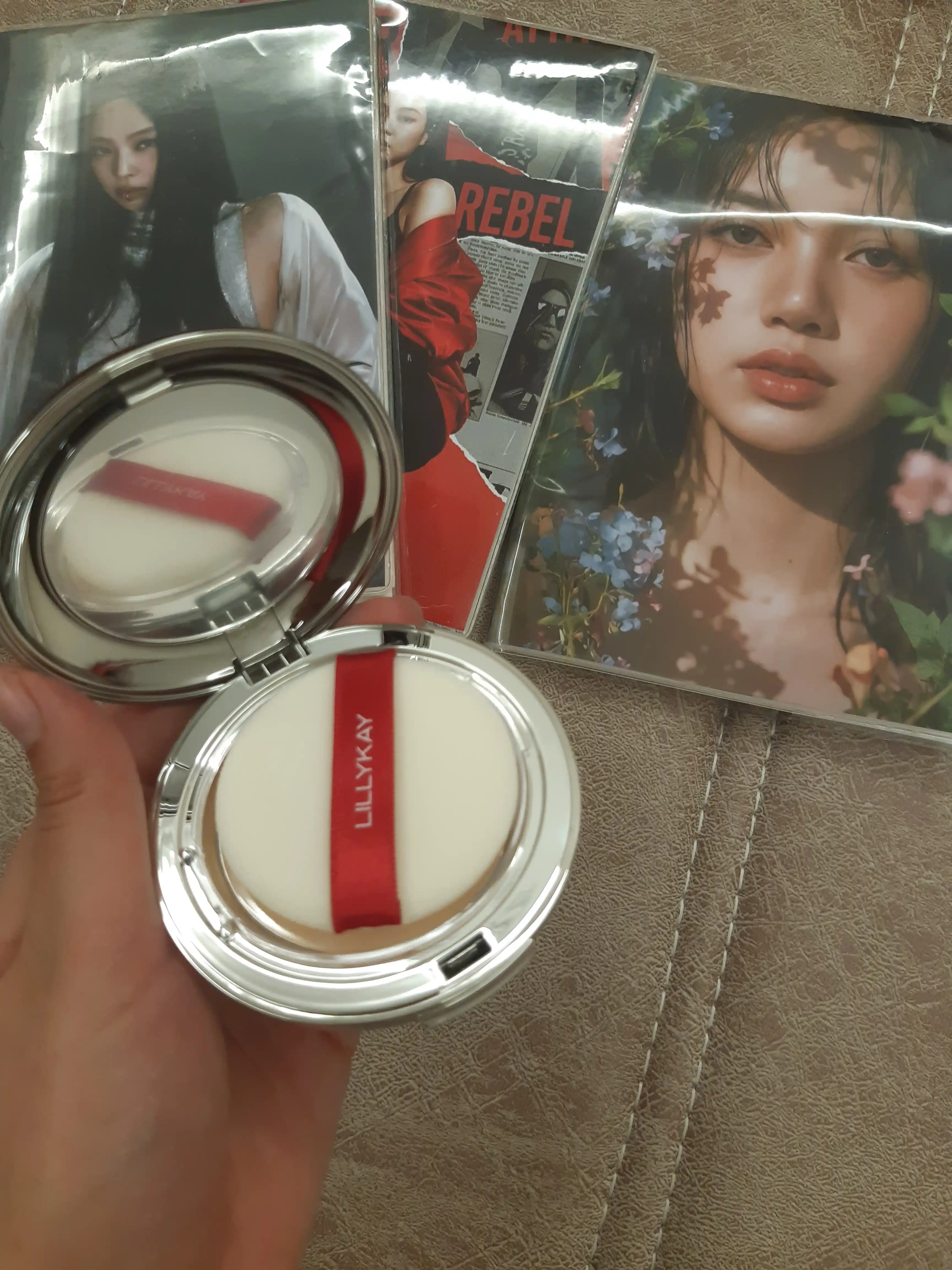 Lillykay Perfume Pact SPF40 PA++ anor ekstraktli kompakt pudra