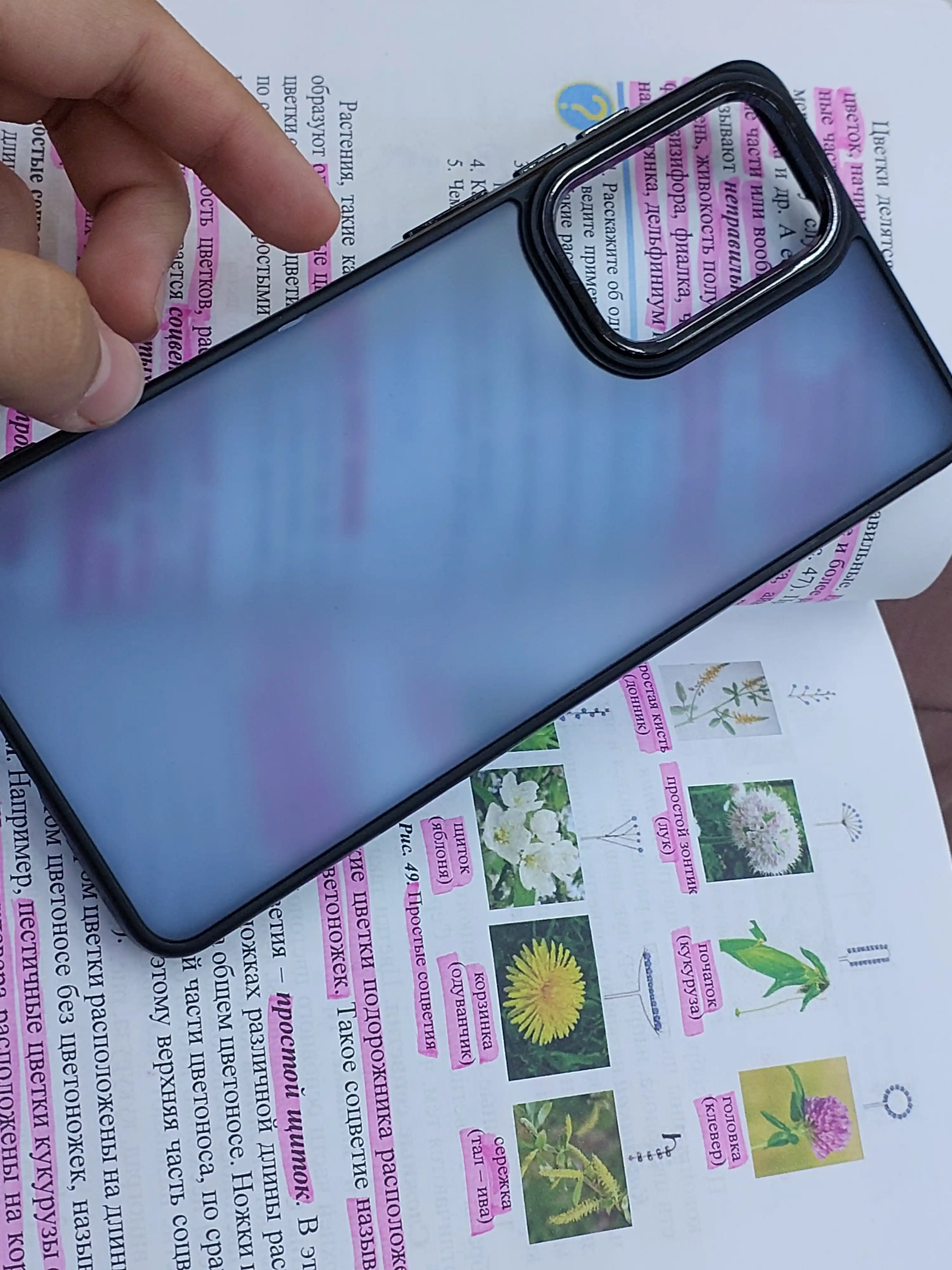 Красивый современный матовый чехол для SAMSUNG