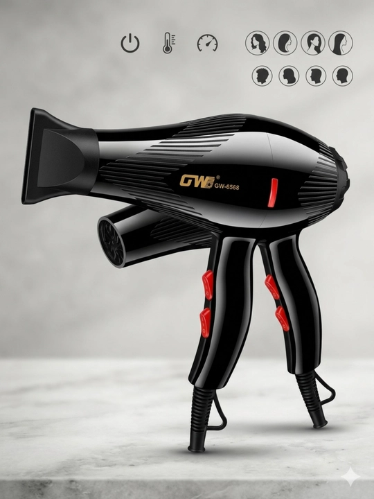 Professional soch quritgich GW6568, yuqori quvvatli