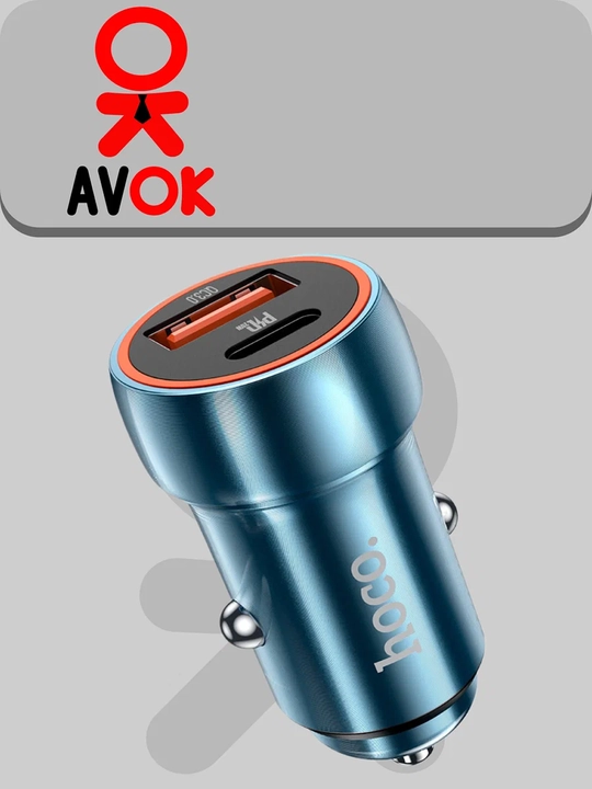 Z46 Blue Shield avtomobil quvvatlagichi, QC3.0, kabel to‘plami, to‘q ko‘k