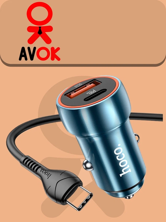 Z46 Blue Shield avtomobil quvvatlagichi, QC3.0, kabel to‘plami, to‘q ko‘k