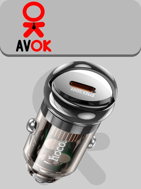 Z53 Sight avtomobil zaryadlash moslamasi, 30 Vt, PD30W + QC3.0, shaffof, kabel to‘plami