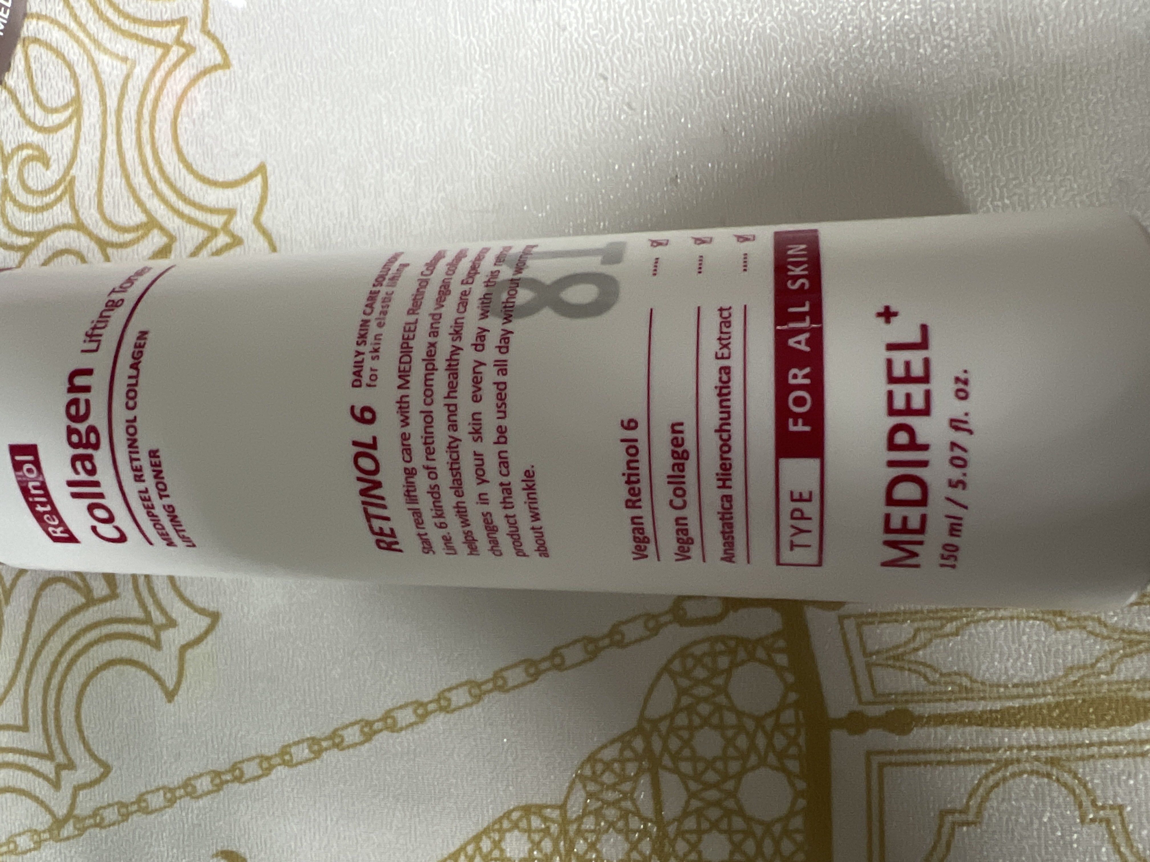 Retinol va kollagenli yoshartiruvchi toner, MEDIPEEL+, Retinol collagen Lifting, 150 ml