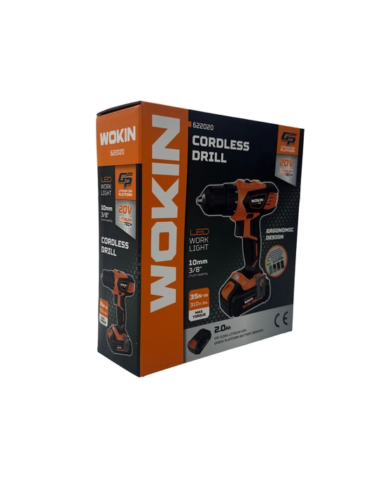 Shurupovert simsiz 20w 10mm WOKIN