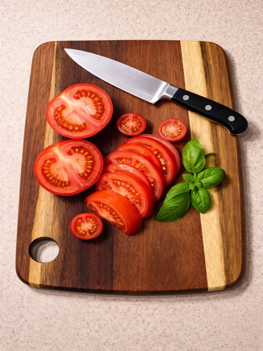 Доска, кухонная доска из натурального дерева акации, морковная доска - 