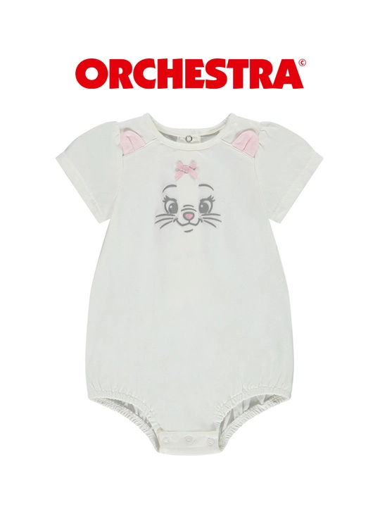 Bolalar bodisi — Orchestra qisqa yengli, paxta, qiz bolalar uchun - 