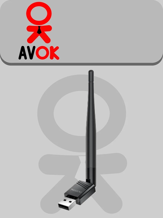 Yesido WP11 Wi-Fi adapteri, USB, Wi-Fi 4 (2.4 GGs), tezligi 150 Mbit/s gacha, tashqi antenna