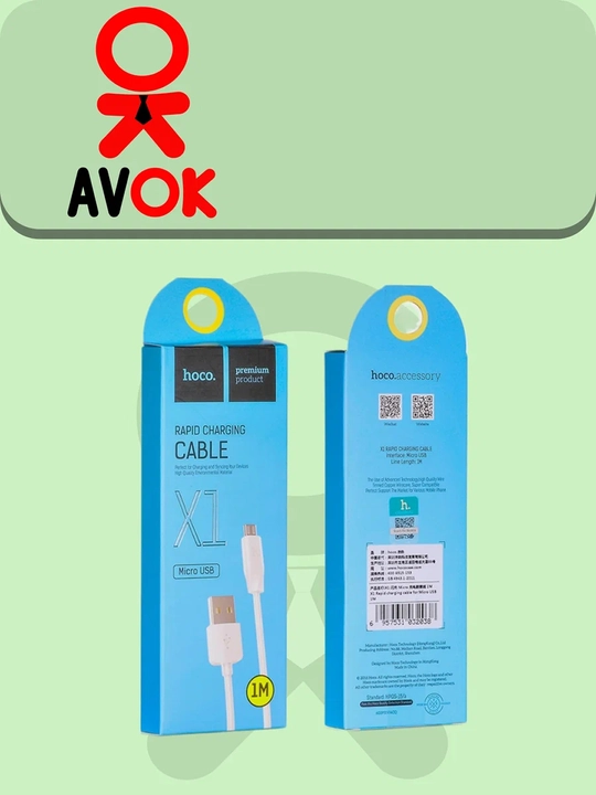 Кабель USB на Micro-USB Hoco X1, быстрая зарядка 2.1A
