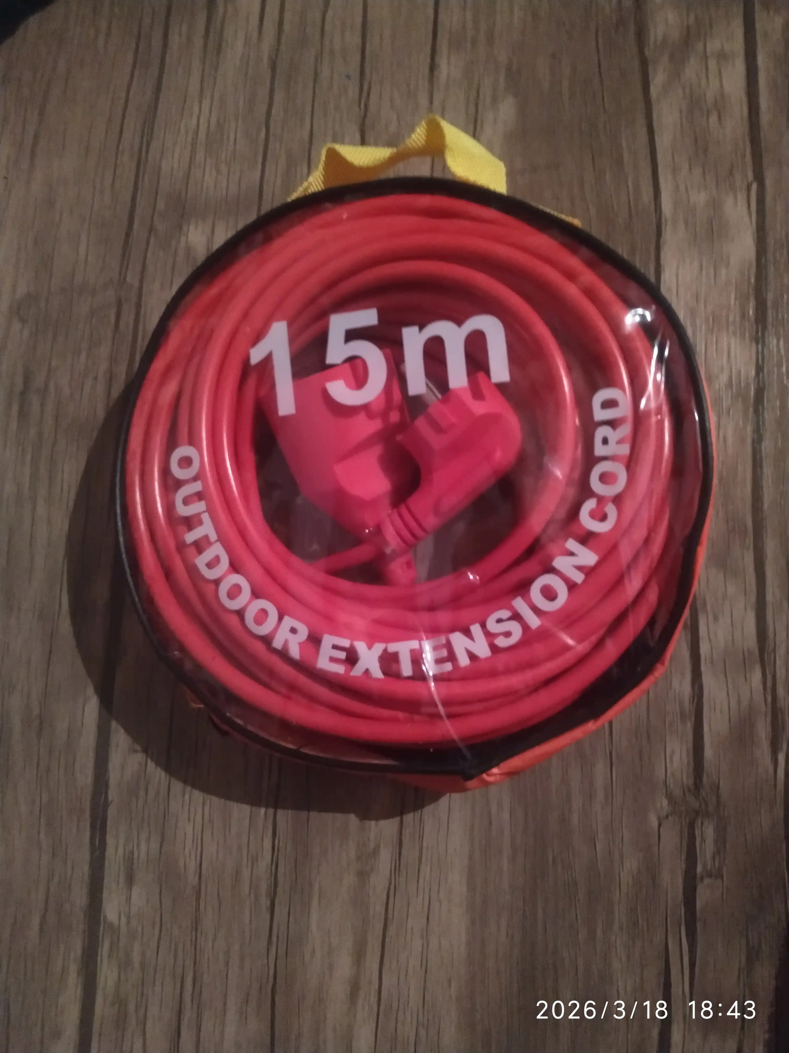 Удлинитель в кейсе, 10А, 2200 Вт, 10–50 метров