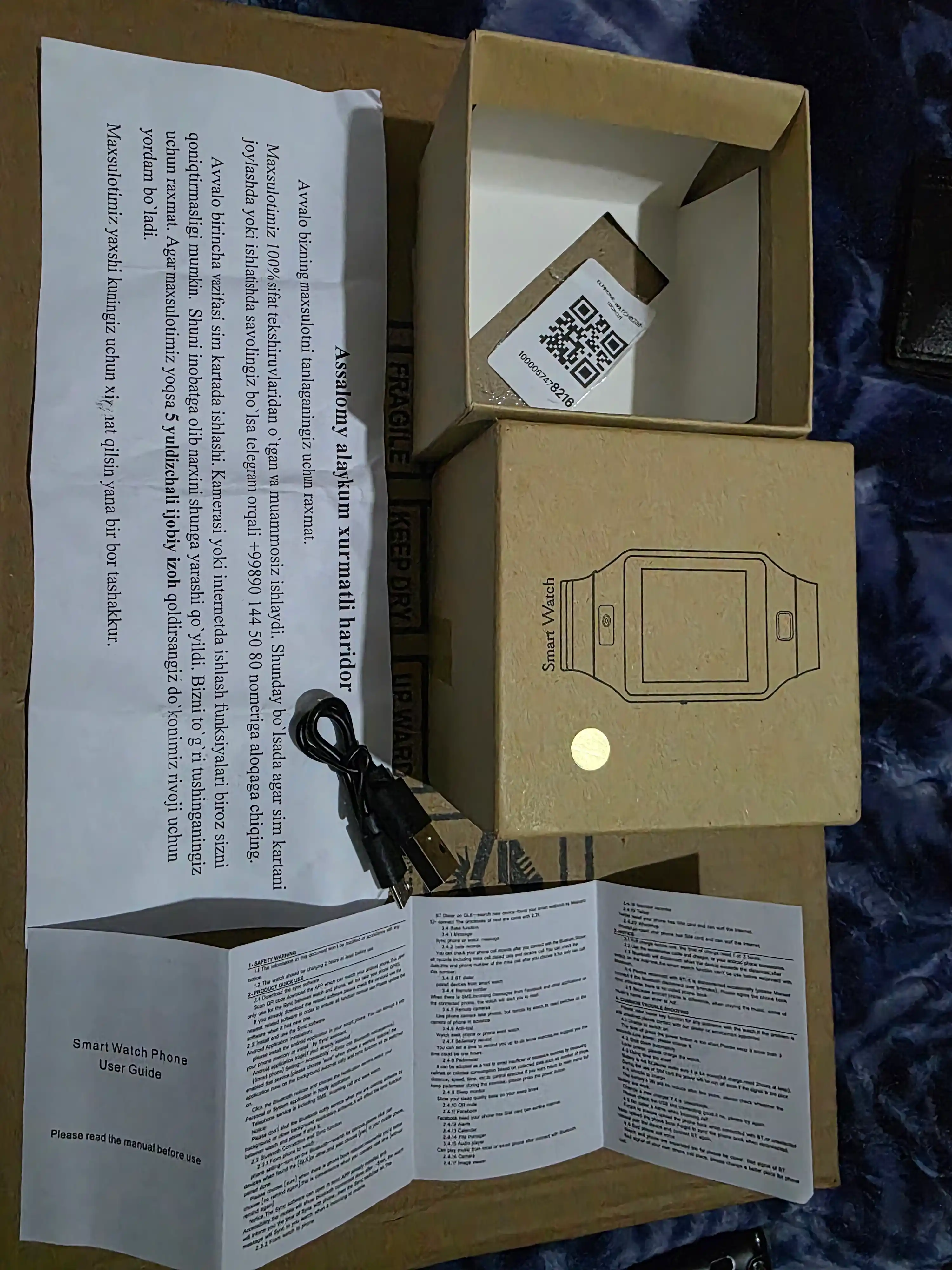 Simkartalik qo'l soati, dz09 sensorli ekran, aqilli