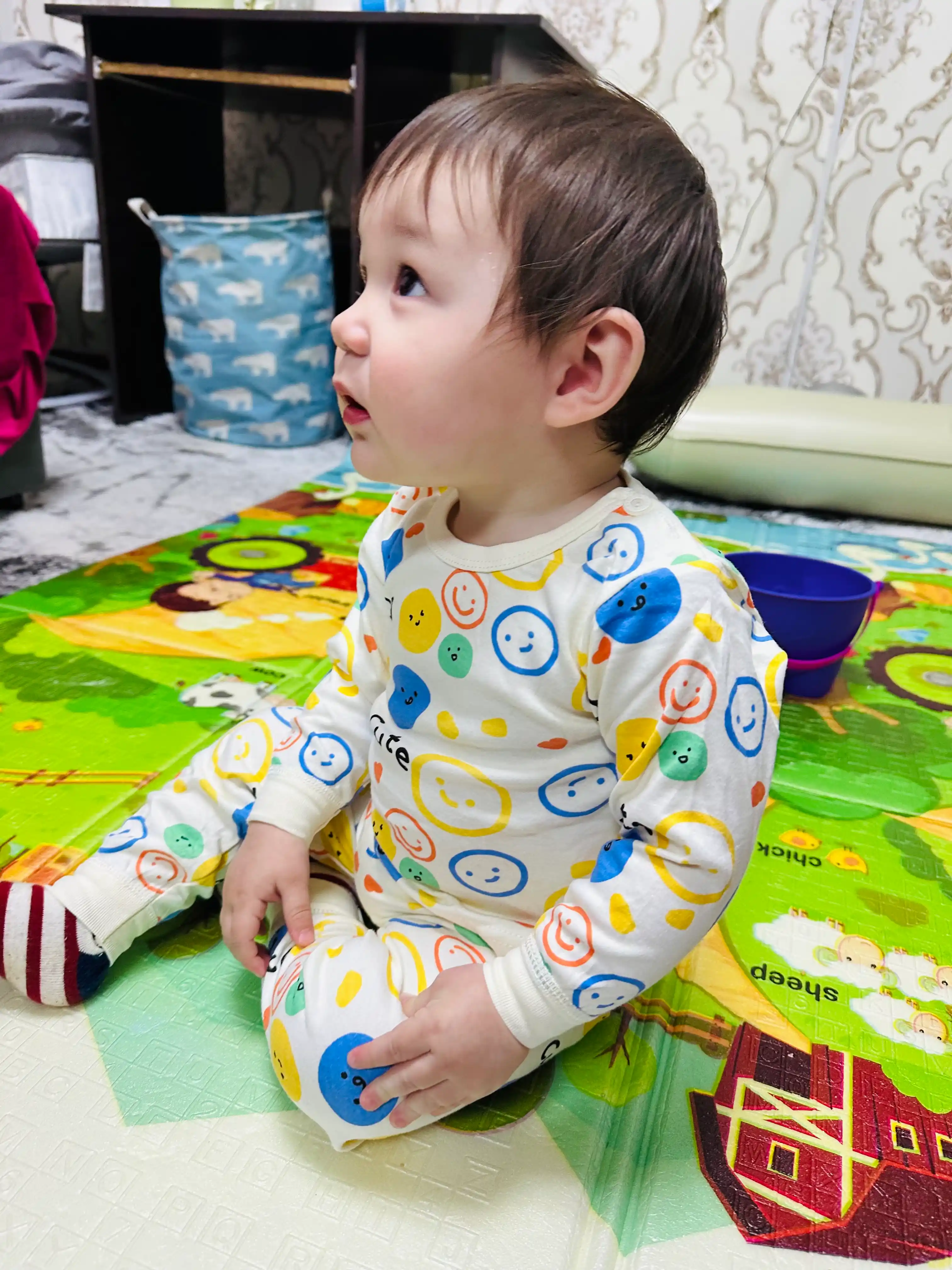 Детская хлопковая пижама для девочек Elankids