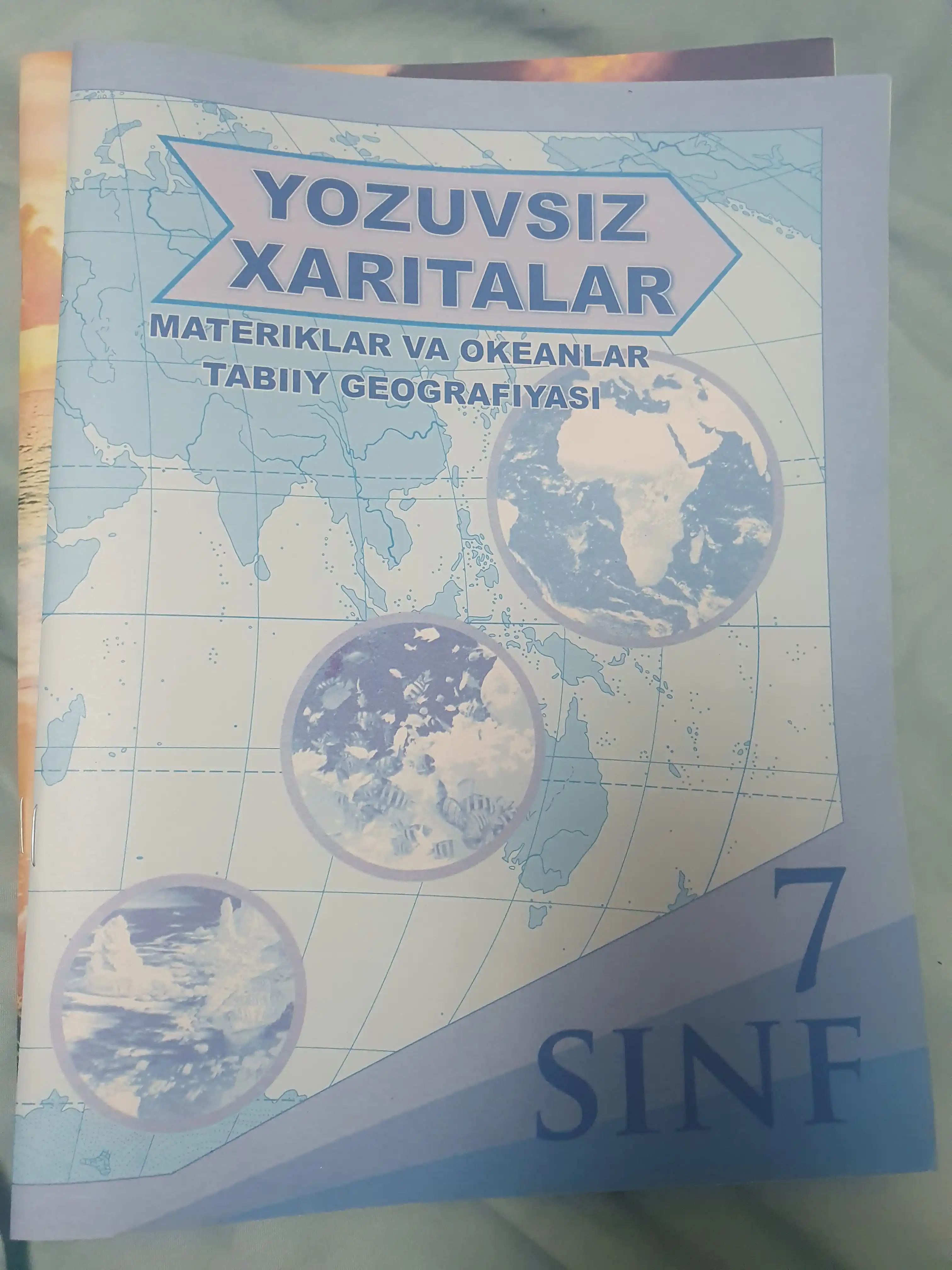 Materiklar va okeanlar tabiiy geografiyasi atlasi, 7 sinf