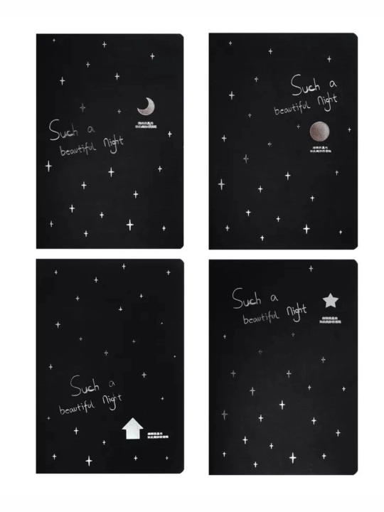 Sketchbuk, usti taxtali oq sketchbuk, qora rangli sketchbuk