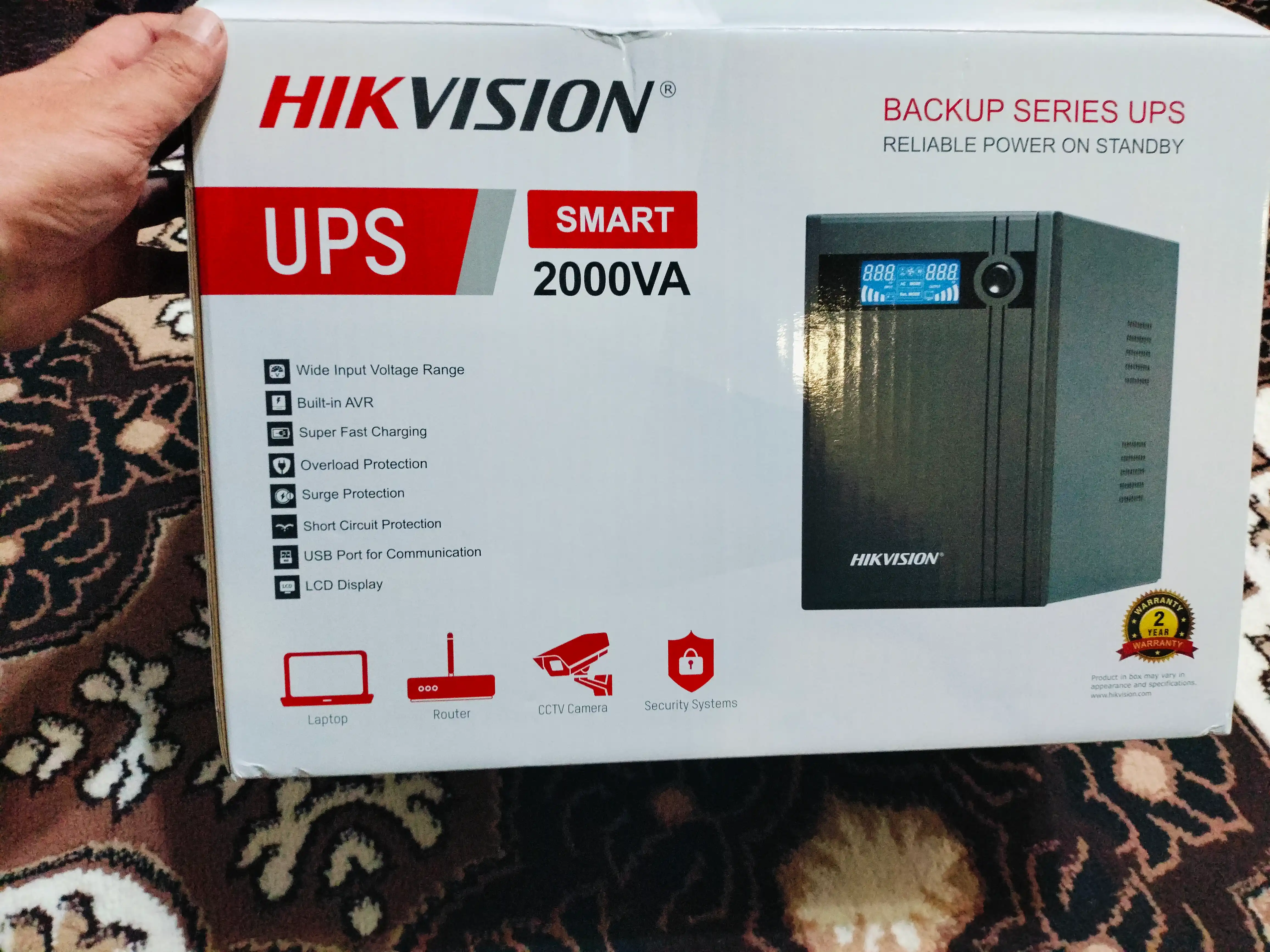 HIKVISION DS-UPS2000 uzluksiz quvvat manbai