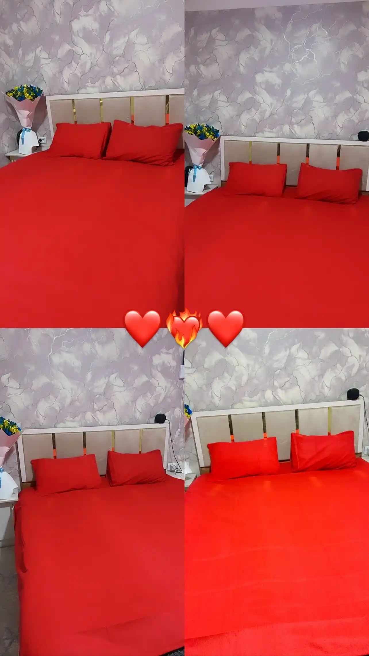 Yozgi choyshablar toplami, choyshab va yostiqjildlar