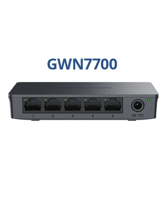 Гигабитный 5 портовый коммутатор Grandstream GWN7700