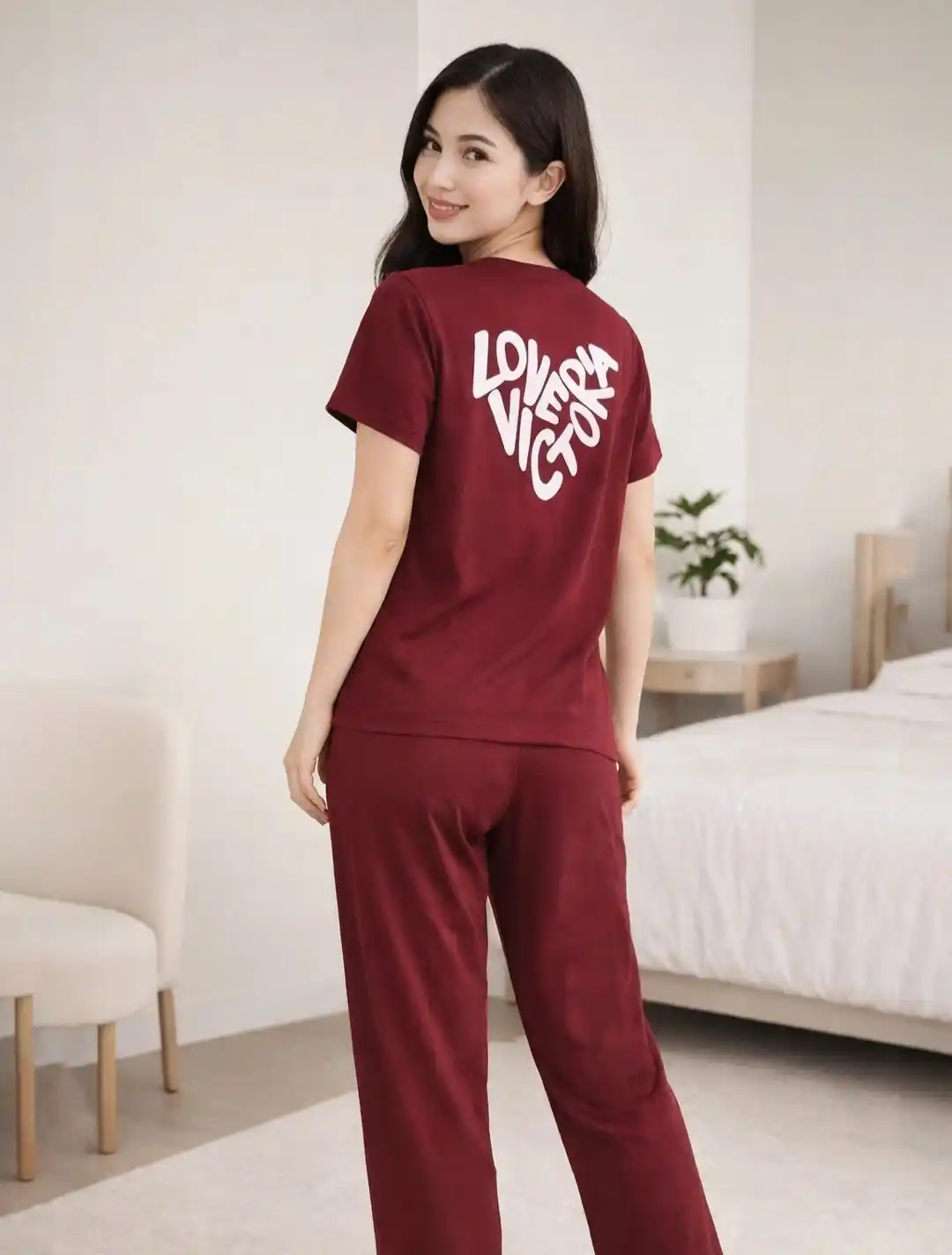 Pijama ayollar uchun, uy kiyimi, yengil matodan, o'lchamlar 46–48–50 M/L