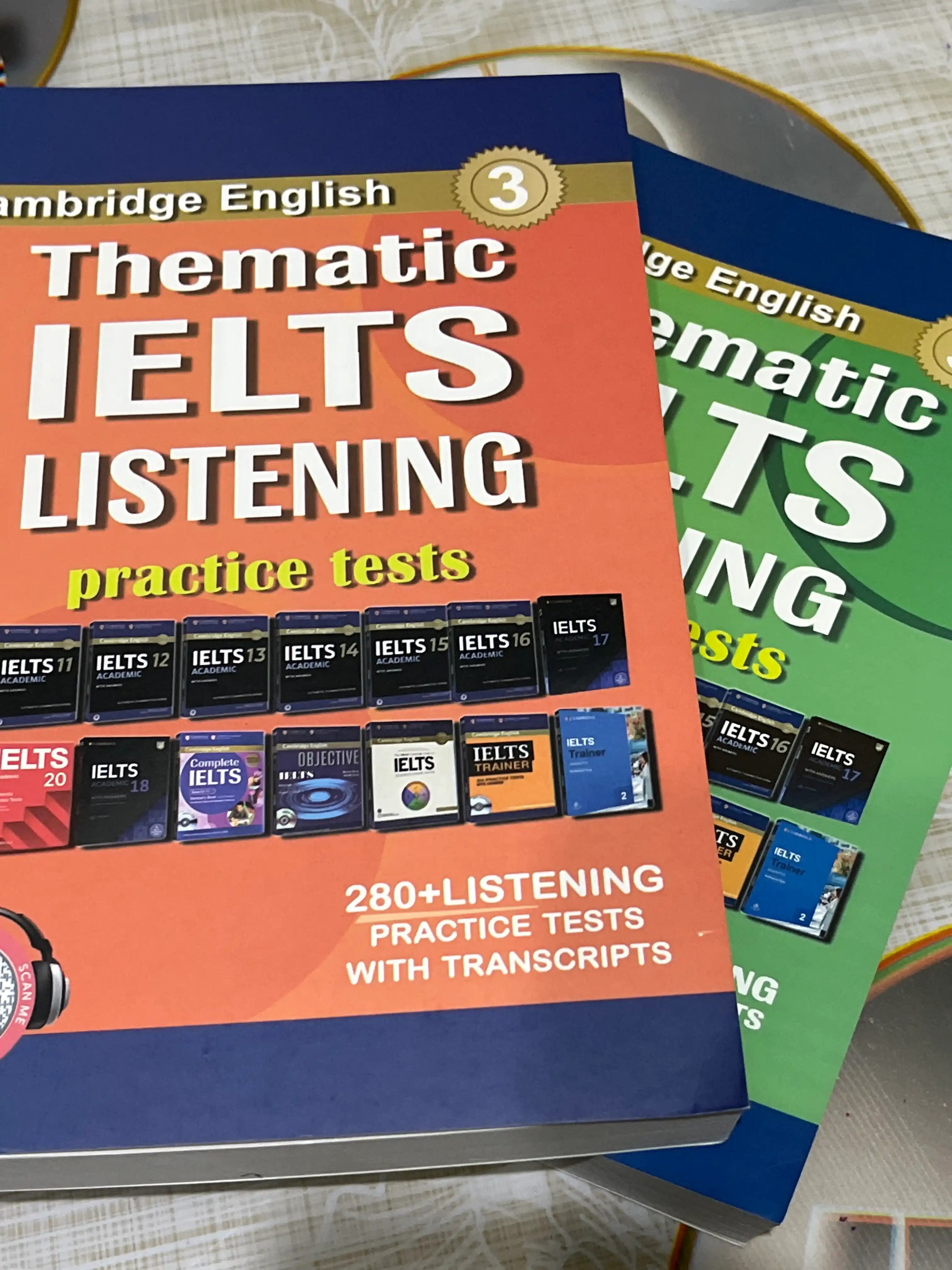 Thematic IELTS Reading. Listening. Writing Practice Tests va 2ta kitob to'plami
