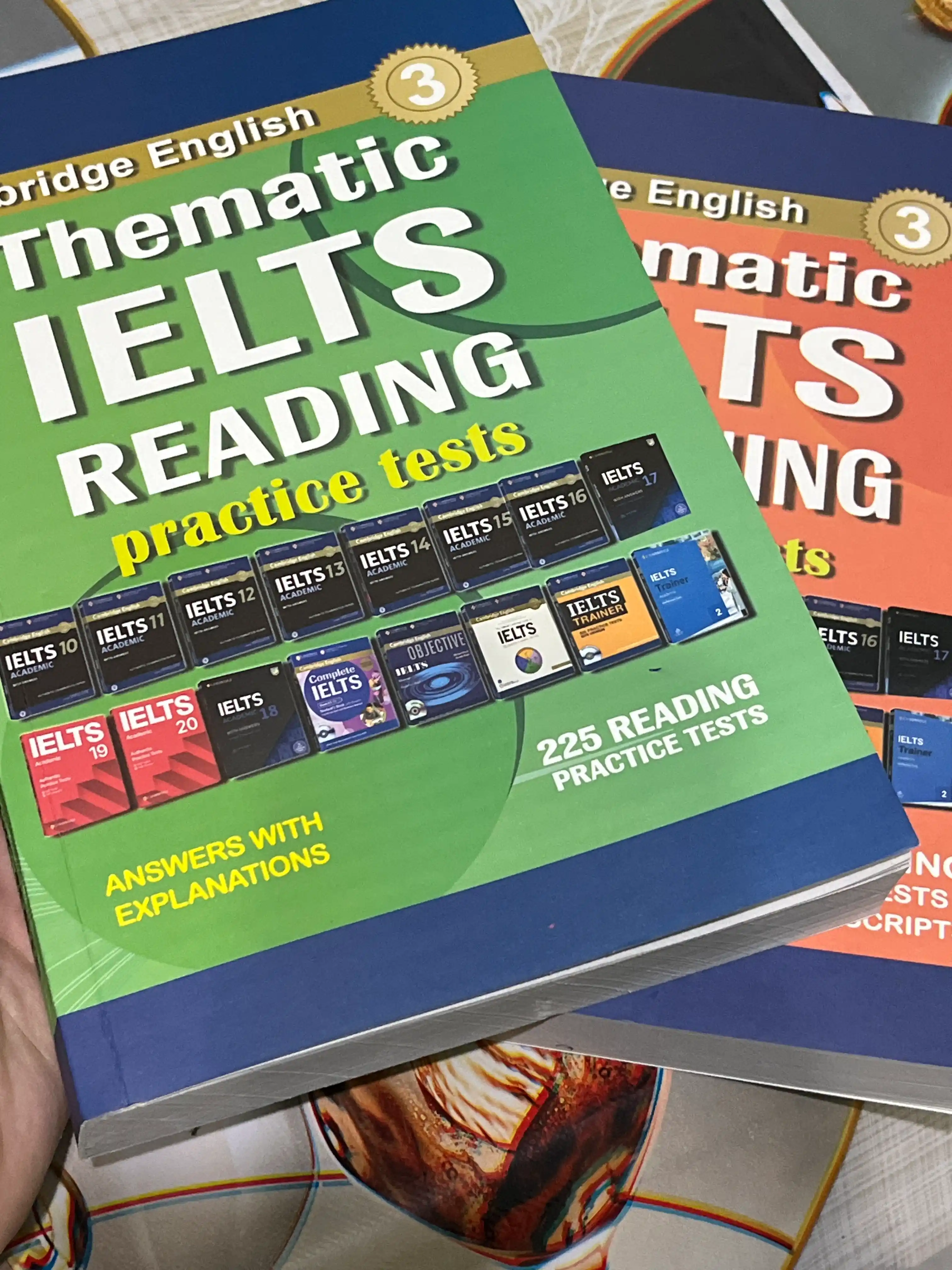 Thematic IELTS Reading. Listening. Writing Practice Tests va 2ta kitob to'plami