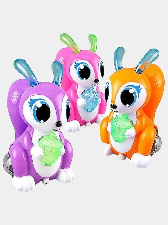 Dream Squirrel musiqali va chiroqli rivojlantiruvchi o'yinchoq sincap