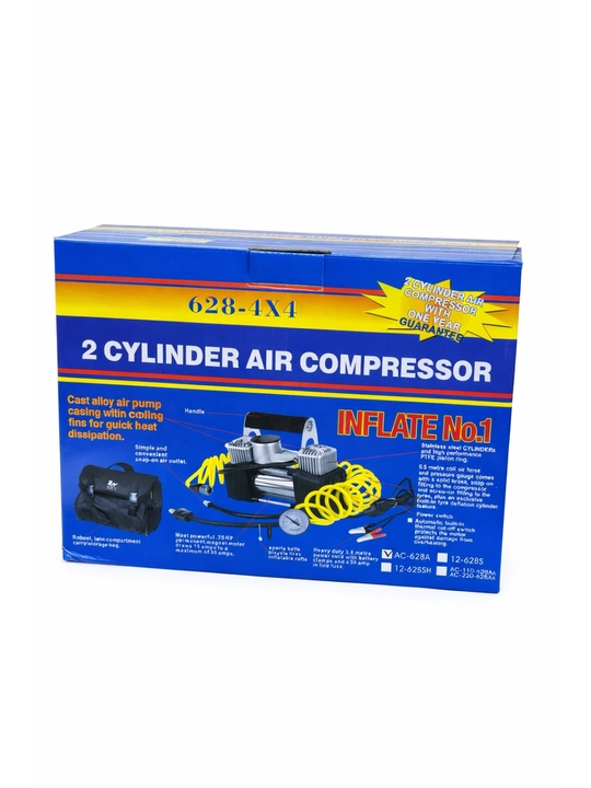 Автомобильный компрессор, Heavy Duty Air Compressor / 2 Cylinder Air Compressor, 628-4X4