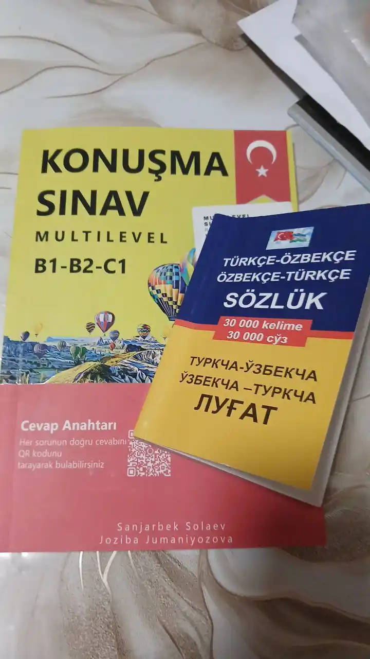 O'zbekcha, ruscha, inglizcha, turkcha lug'at