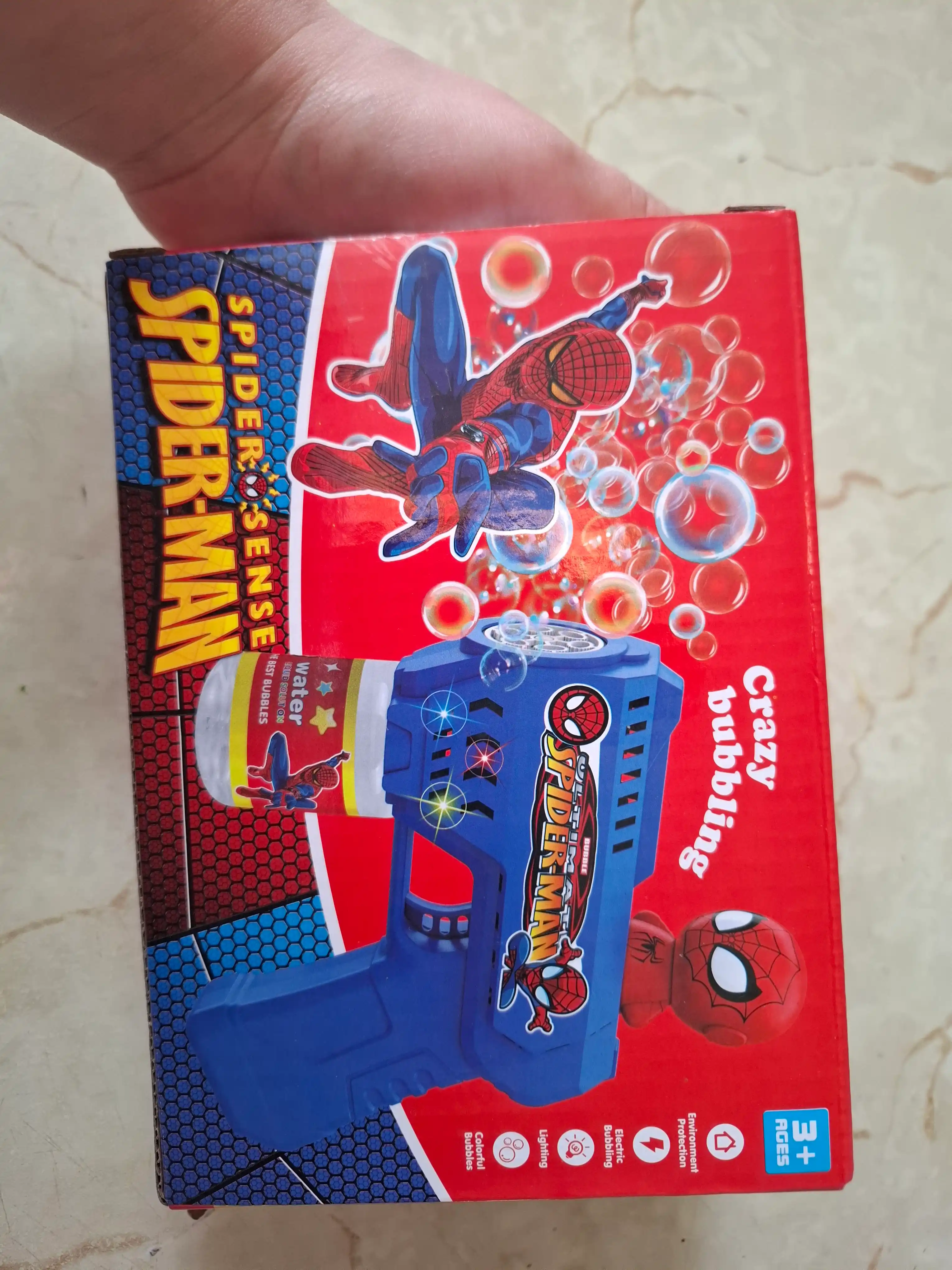 Sovun pufakchalari, pistolet