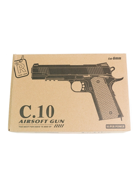 Temir pistolet, o'yinchoq pnevmatik qurol, metal pistolet, Glock bolalar uchun oyinchoqlar