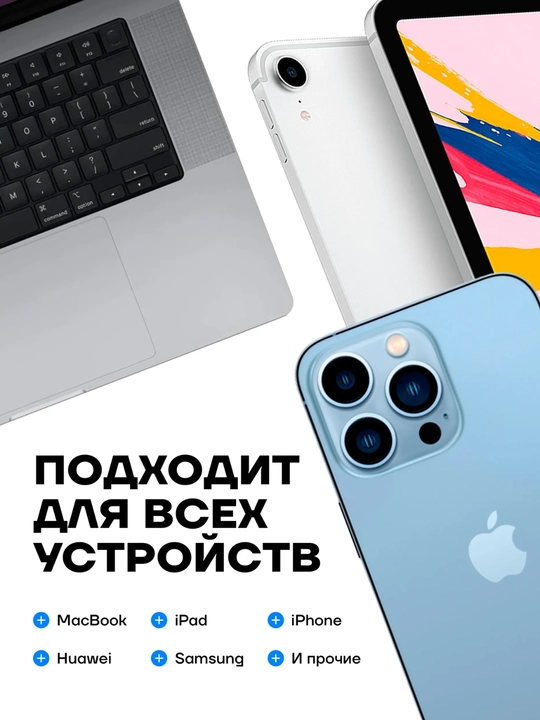 Зарядка для iPhone, зарядка с быстрой зарядкой 25 Вт, с кабелем Lightning от Type-C