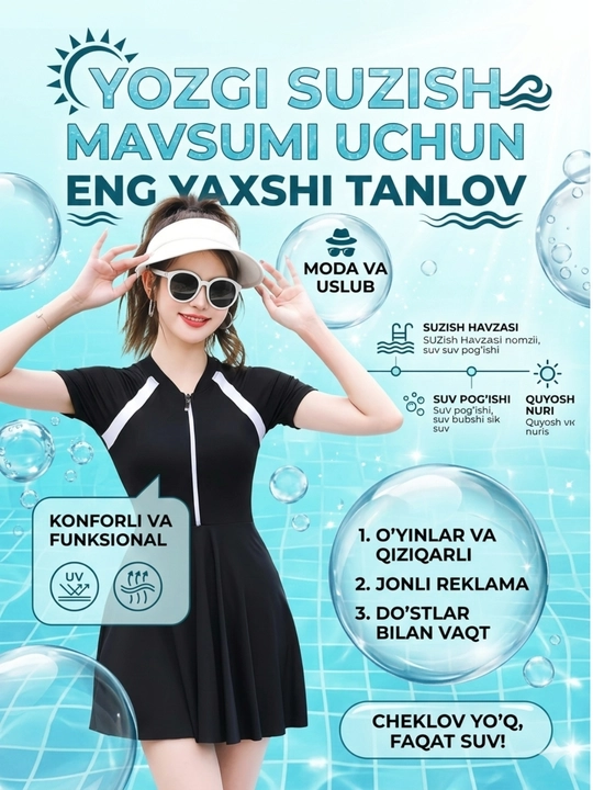 Ayollar uchun cho`milish kiyimlari - 