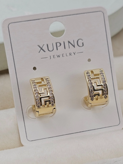 Серьги для девочек и женщин, Xuping — 1001PRT-XUPINGKI-ЖЕЛТ